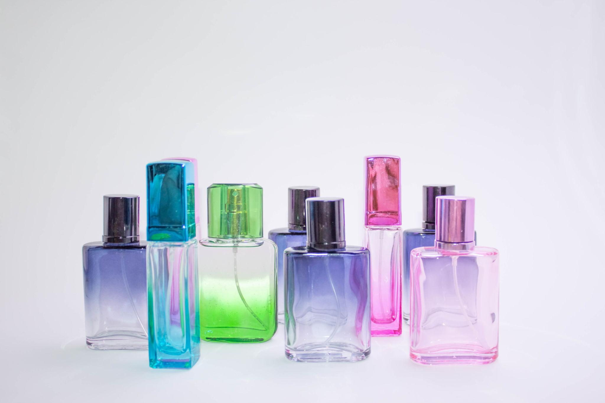 Colored Glass Bottle